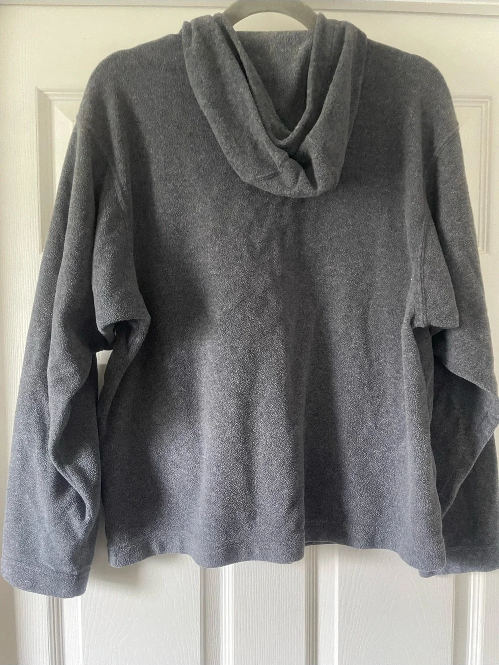 Patagonia Gray Hooded Pullover Fleece size small men’s